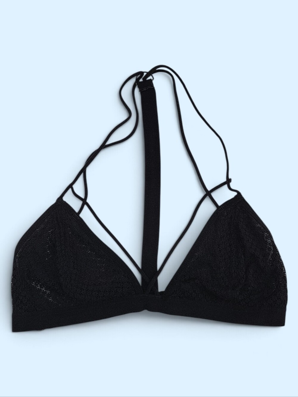 🪷3/$20🪷 Free People Intimately Strappy Wireless T Back Black Bralette Small